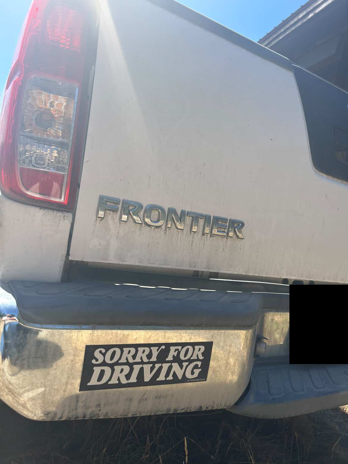 SORRY FOR DRIVING